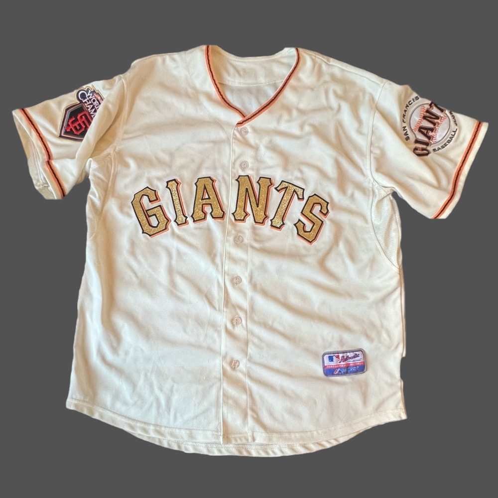 Brian Wilson San Francisco Giants 2010 World Series Majestic Baseball Jersey